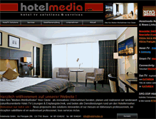 Tablet Screenshot of hotelmedia.ch